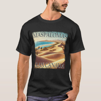 T-shirt Maspalomas Plage de Gran Canaria désert d'été