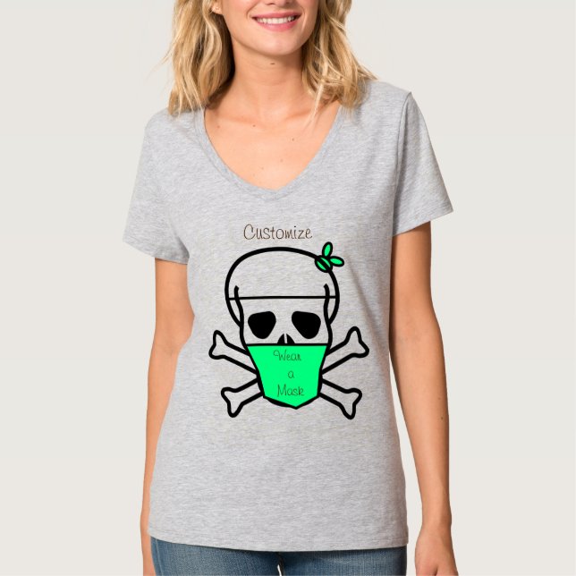 T-shirt Masque à crâne Thunder_Cove (Devant)