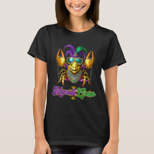 T-shirt Masque à plumes de costume pour soirée du Mardi Gr