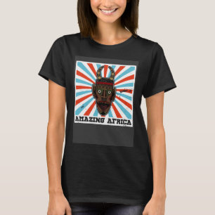 T-shirt Masque Afrique Histoire Africaine Afro Reggae Méla