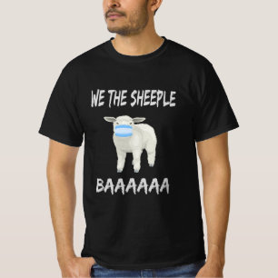 T-shirt Masque amusant mouton masque visage vêtu de mout
