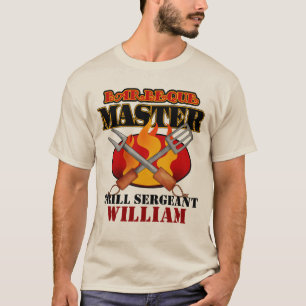 T-shirt Masque barbecue personnalisé