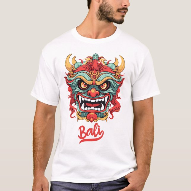T-shirt Masque Barong De Bali (Devant)