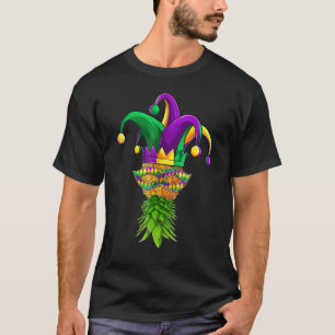 T-shirt Masque Casquette Mardi Gras Jester à l'envers