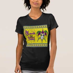 T-shirt Masque de bouffon Mardi Gras Arlequin