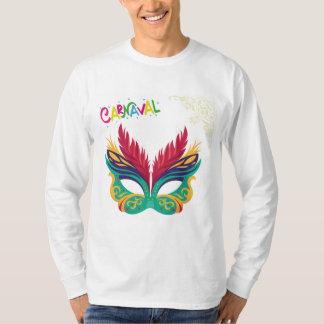 T-shirt Masque de Carnaval Coloré – Création festive de Ma