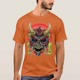 T-shirt Masque de démon Oni japonais - Créatures mythiques