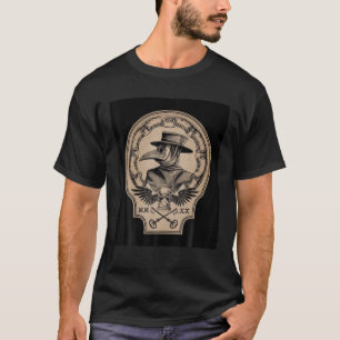 T-shirt Masque de docteur de la peste vintage Unisex couve