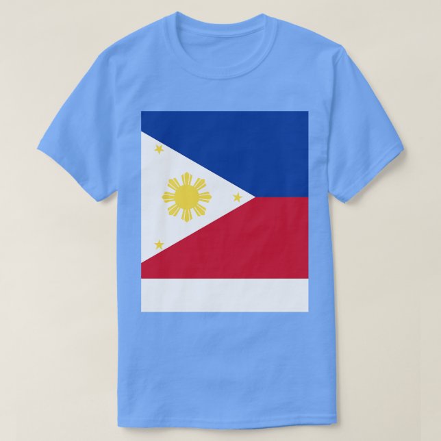 T-shirt Masque de drapeau des Philippines (Design devant)