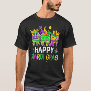 T-shirt Masque de Fou à Dents Hygiène Dentaire Joyeux Mard