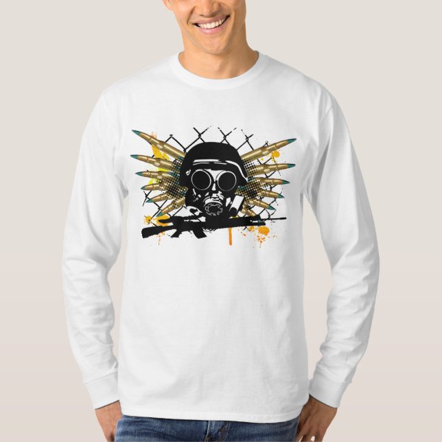 T-shirt masque de gaz (Devant)