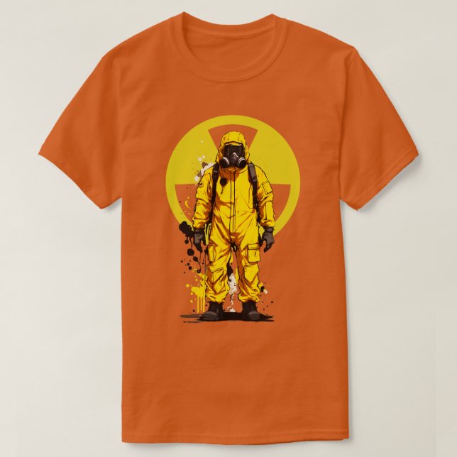T-shirt Masque de gaz de combinaison de fumée 1 (Design devant)