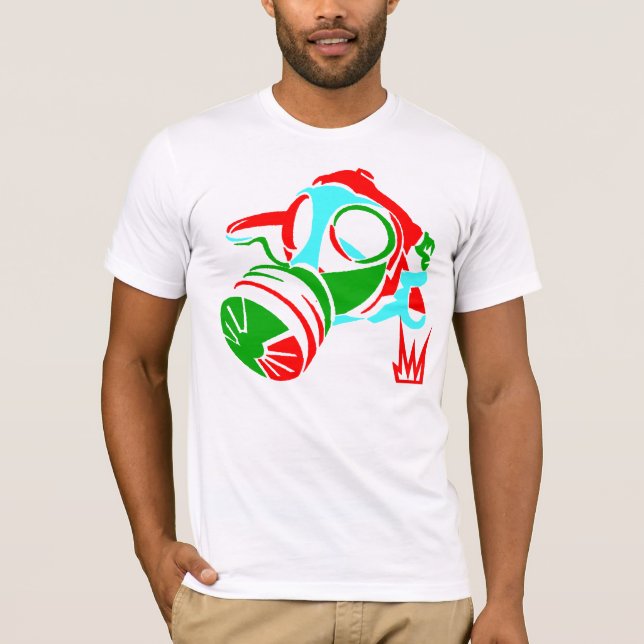 T-shirt Masque de gaz de Konflict (Devant)