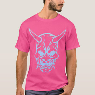 T-shirt Masque de guerrier Samurai, Masque Hannya Oni Japo