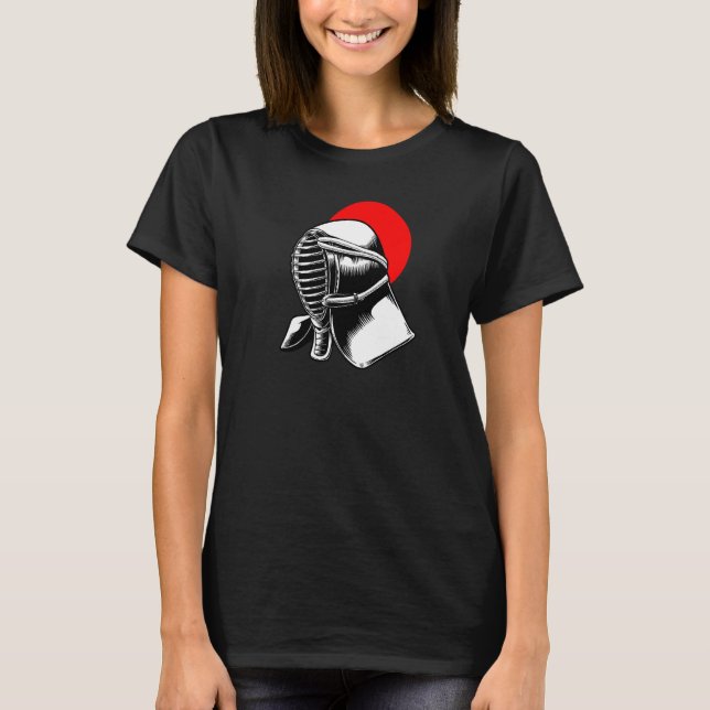 T-shirt Masque de Kendo japonais (Devant)