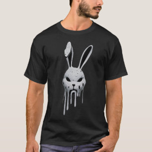 T-shirt Masque de Lapin qui Fond : Design à Gouttes