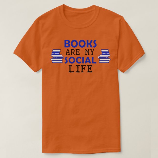 T-shirt Masque de livres pour le visage (Design devant)