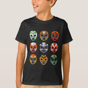 T-shirt Masque de Lucha Libre pour garçon homme mexique lu