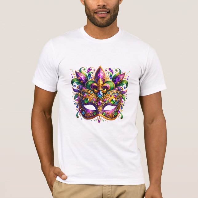T-shirt Masque de Mardi Gras  (Devant)