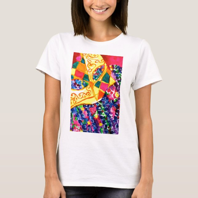 T-shirt Masque de mardi gras (Devant)