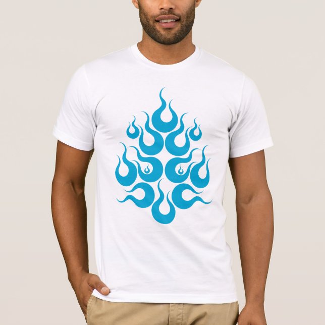 T-shirt Masque de massage facial du feu (Devant)