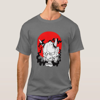 T-shirt Masque de ogre japonais Hannya yokai oni harajuku