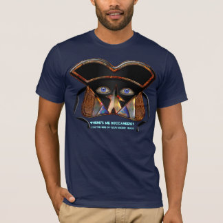 T-shirt Masque de pirate viennois amusant (personnalisé)