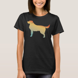 T-shirt Masque de silhouette du trieur de chiens Labrador