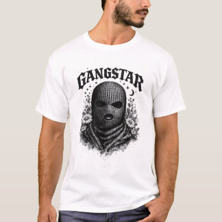 T-shirt Masque de ski de gangster