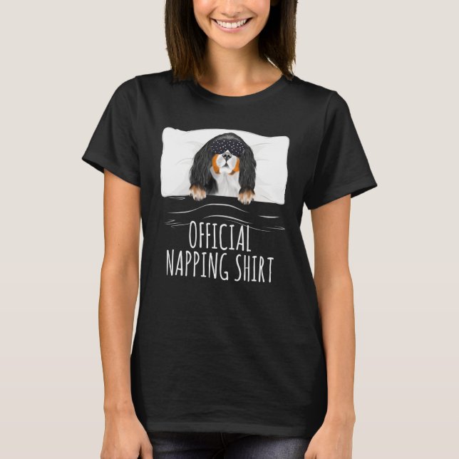 T-shirt Masque de sommeil Cavalier King Charles Spaniel Of (Devant)