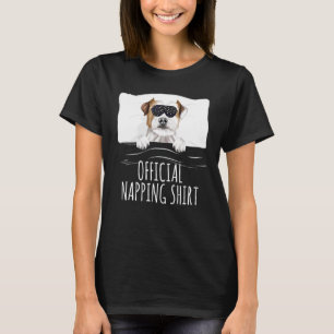 T-shirt Masque de sommeil noir Parrain Russell Terrier Off