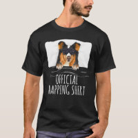 Masque de sommeil noir Shetland Sheepdog Official 