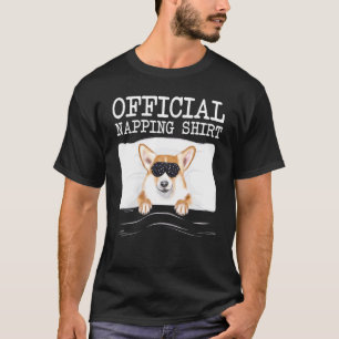 T-shirt Masque de sommeil Pembroke Welsh Corgi S faisant o