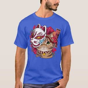T-shirt Masque de style samouraï Japon Anime Oni Monster C