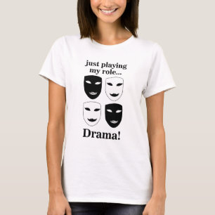 T-shirt Masque de Théâtre Théâtre Drame Théâtre Acteur