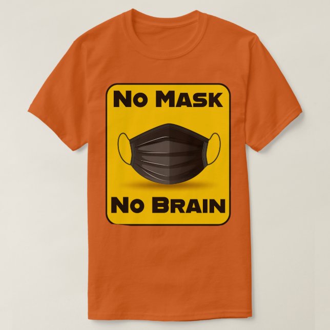 T-shirt Masque de visage pour masque Pro Mask Distances so (Design devant)