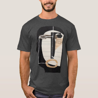 T-shirt Masque d'émulet artistique multimédia mixte