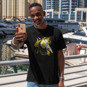 T-shirt Masque d'oiseaux corporels Bizarre