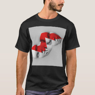 T-shirt Masque double face