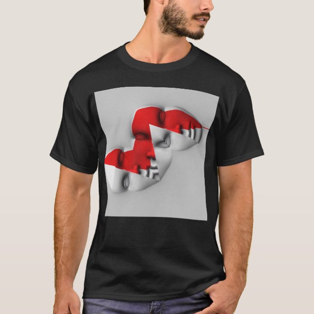 T-shirt Masque double face (Devant)