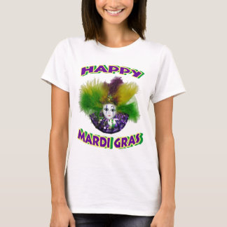 T-shirt Masque fait varier le pas de mardi gras