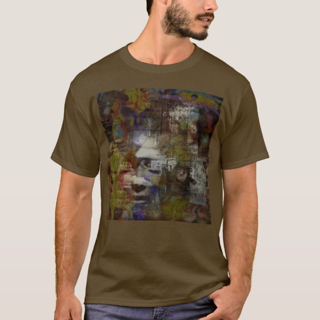 T-shirt Masque fantôme surréaliste (Devant)
