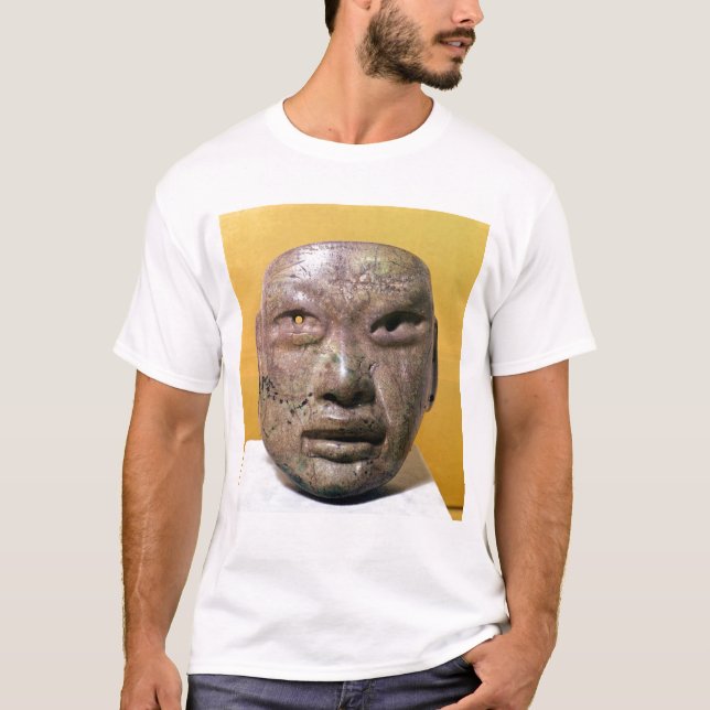 T-shirt Masque funéraire, Olmec, du Mexique (Devant)