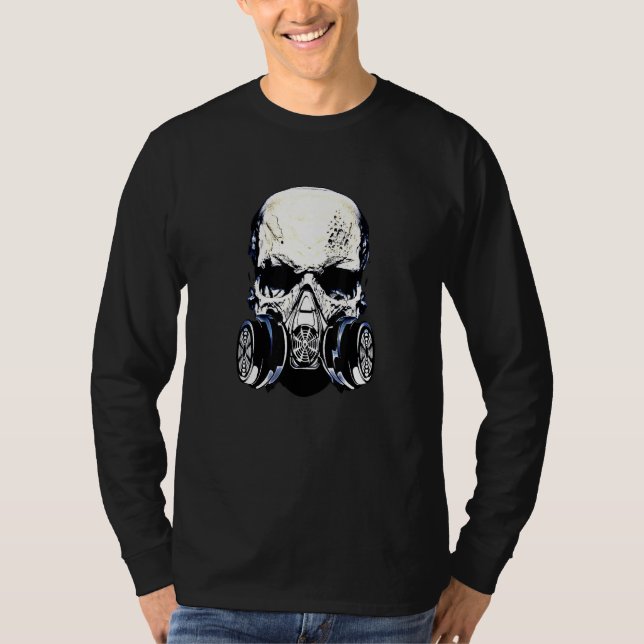T-shirt Masque gaz femme homme design Gasmasque (Devant)
