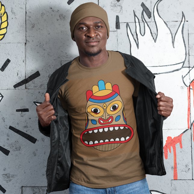 T-shirt Masque Hawaïen Tiki (Créateur téléchargé)