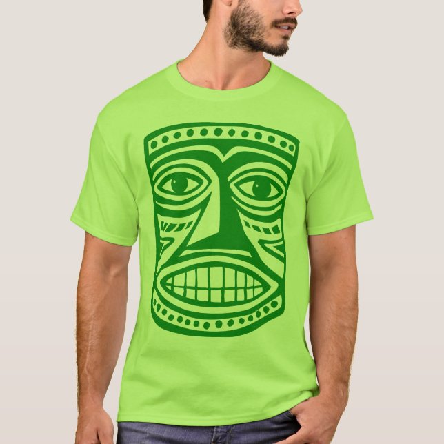 T-shirt Masque III de Tiki - vert (Devant)