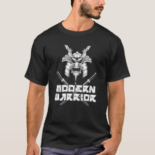 T-shirt Masque japonais du guerrier moderne Samurai