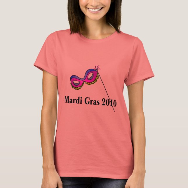 T-shirt Masque Mardi Gras 2010 (Devant)