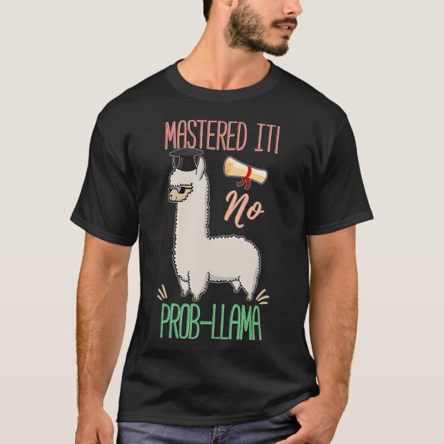 T-shirt Masqué pas de Prob-Llama (Devant)