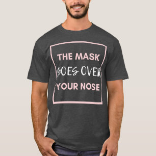 T-shirt masque passe au-dessus de votre nez 24